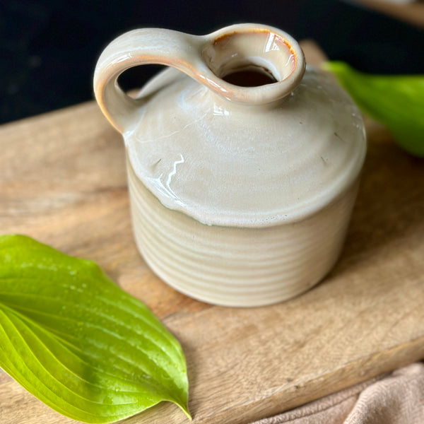 Ceramic Handled Bud Vase