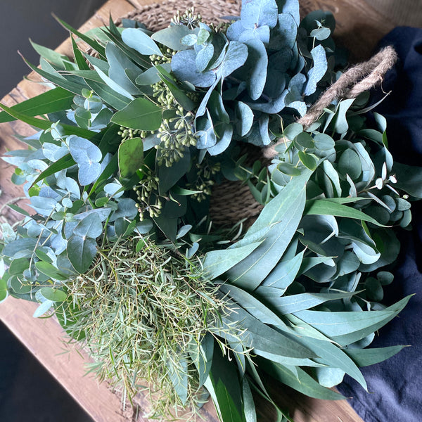 Large Fresh Eucalyptus Wreath