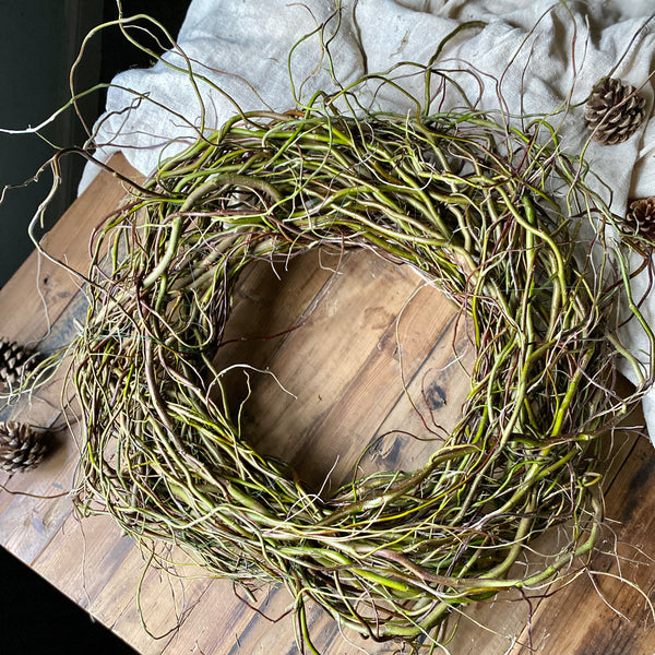 Handmade Fresh Willow Wreath
