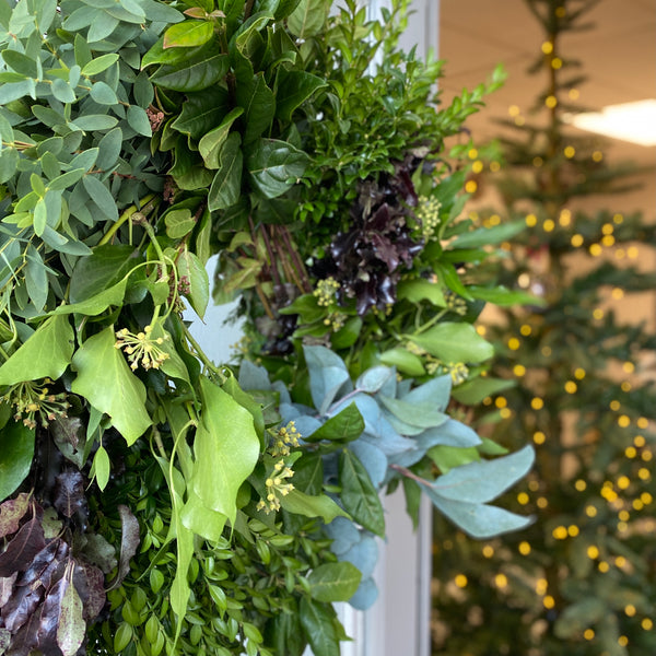 Large Fresh Foliage Wreath