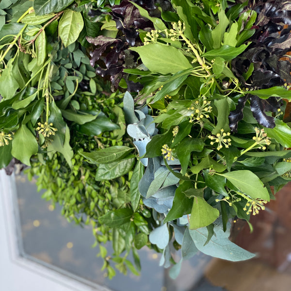 Large Fresh Foliage Wreath
