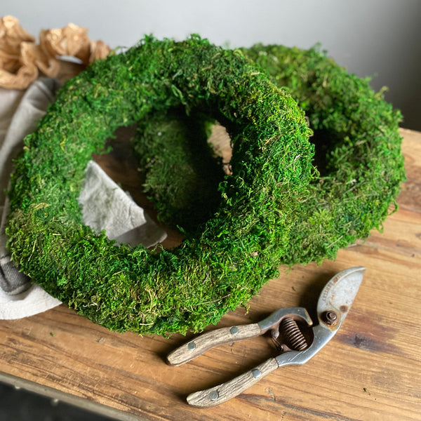 Two Moss Wreath Bases