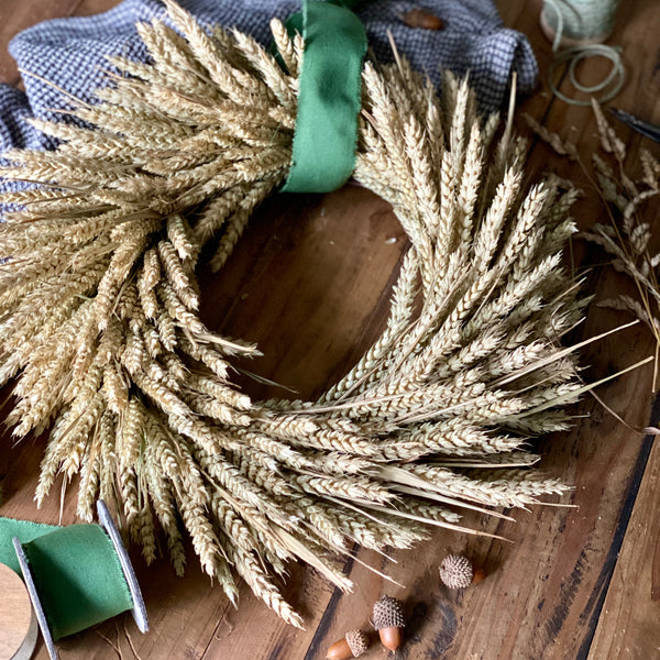 September Harvest Wheat Wreath