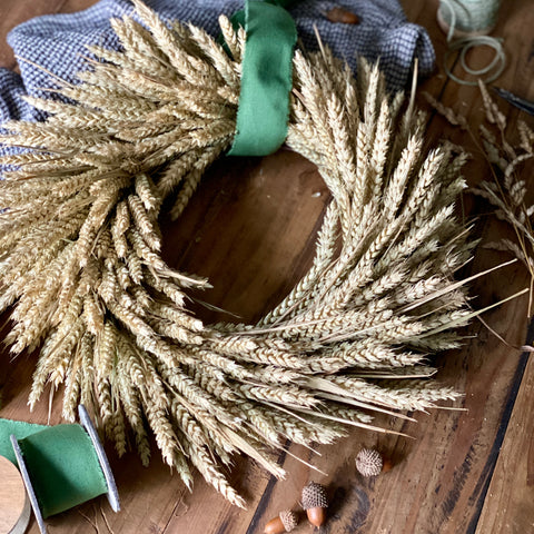 September Harvest Wheat Wreath
